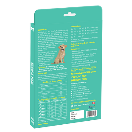 Fresh For Paws Chicken Pot Pie and Fish Supper and Lamb On The Go Wet Dogs and Cats Food Combo