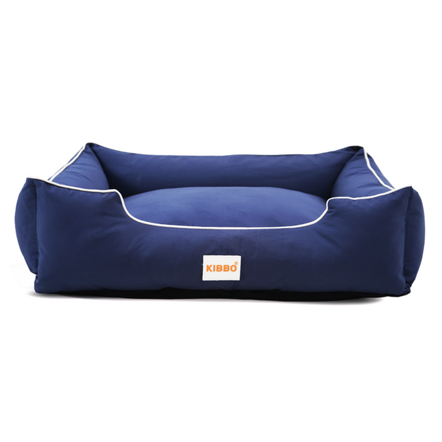 Kibbo Pet Bed with Chew Proof and Water Repellent Fabric For Dogs and Cats  (Blue)