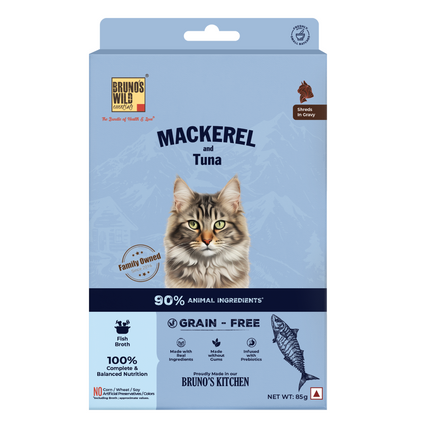 Bruno's Wild Essentials Mackerel & Tuna Cat Wet Food