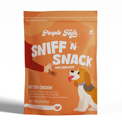 Purple Tails Butter Chicken Biscuits Dog Treat