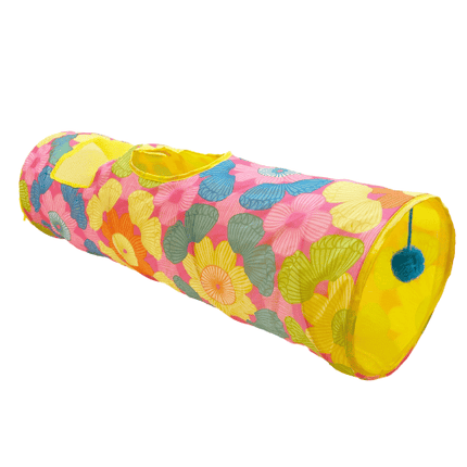 FOFOS Floral Pop Up Tunnel for Cats