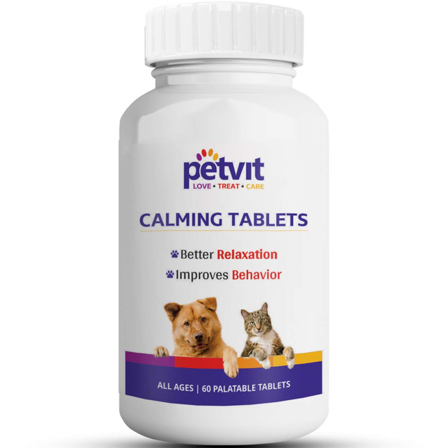 Petvit Calming Tablets for Dogs & Cats