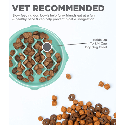 Outward Hound Fun/Slow Feeder for Dogs (Green)