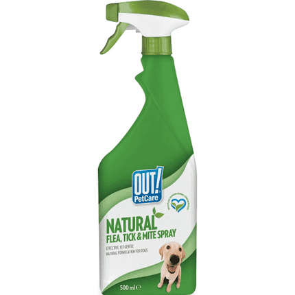 OUT! Natural Flea and Tick Spray for Dogs