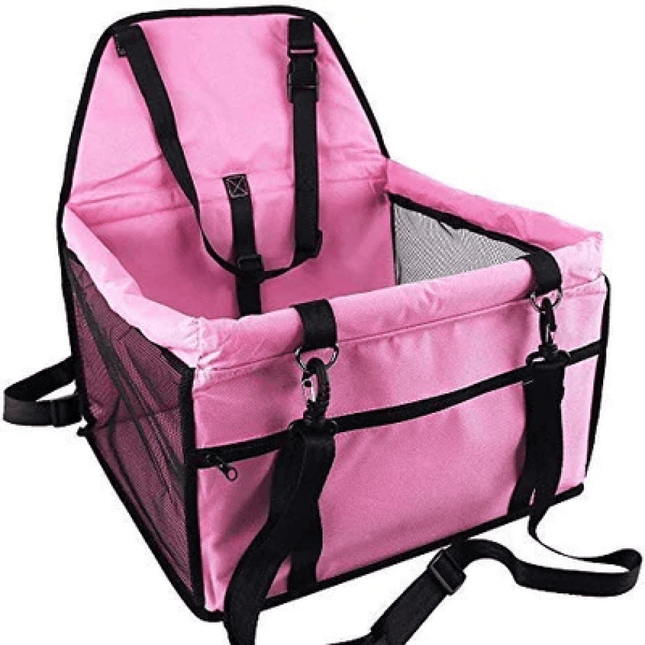 Emily Pets Car Carrier for Dogs and Cats (Pink)
