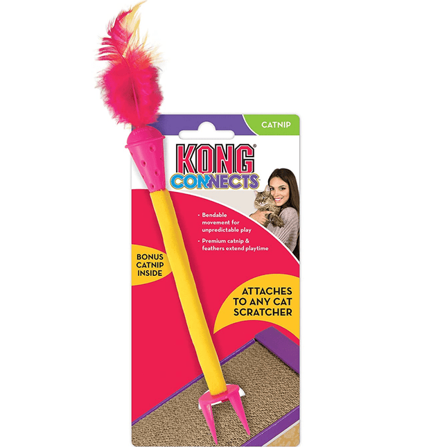 Kong Connects Scratch Toy With Catnip Inside for Cats (Assorted)