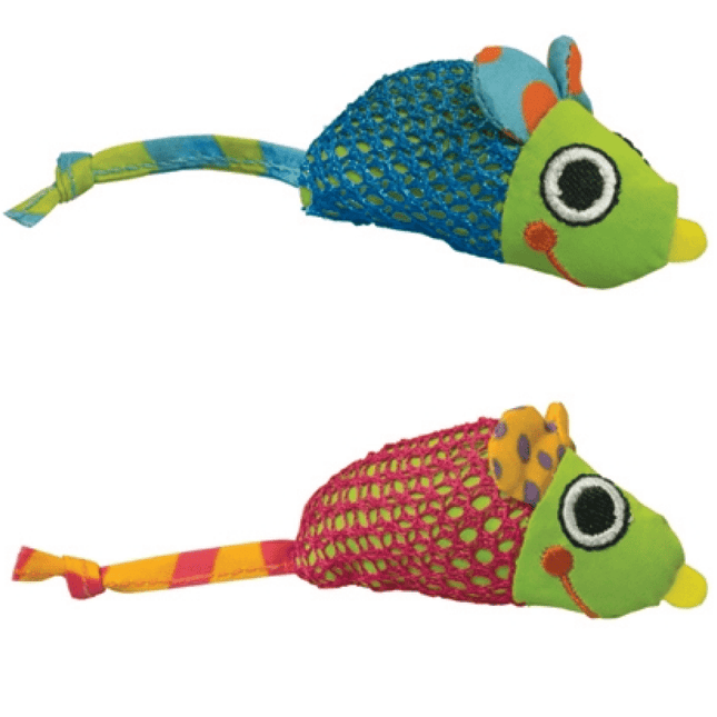 Petstages Hound Catnip Chew Mice Toy for Cats