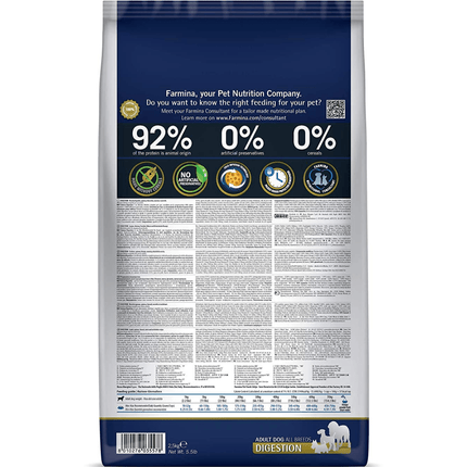 Farmina N&D Quinoa Lamb Mint & Fennel Digestion Grain Free Adult Dry Dog Food