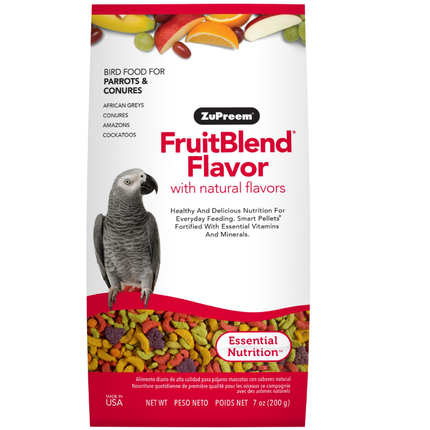 ZuPreem Fruit Blend Bird Food for Large Birds