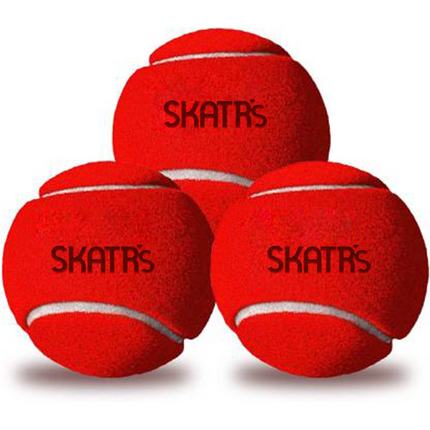 Skatrs Tennis Ball for Dogs (Red)