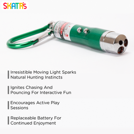 Skatrs Laser Light Toy for Cat (Green)