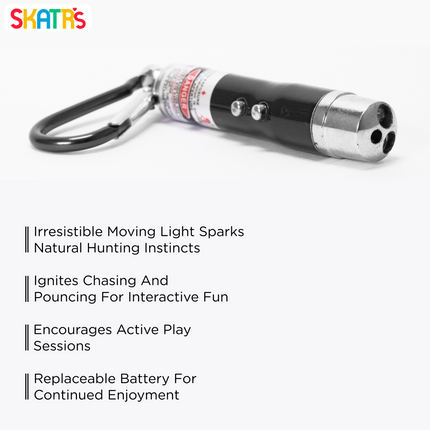 Skatrs Laser Light Toy for Cat (Black)
