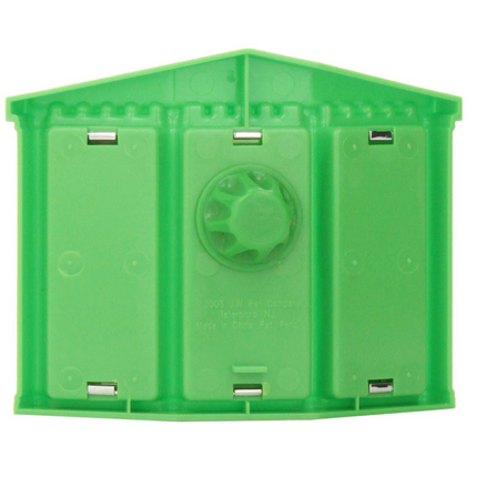 JW Activity Fun House Mirror Toy for Birds (Green)
