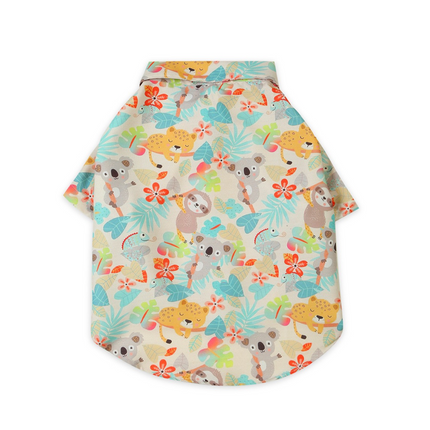 15buttons Tropical Koala Shirt for Dogs