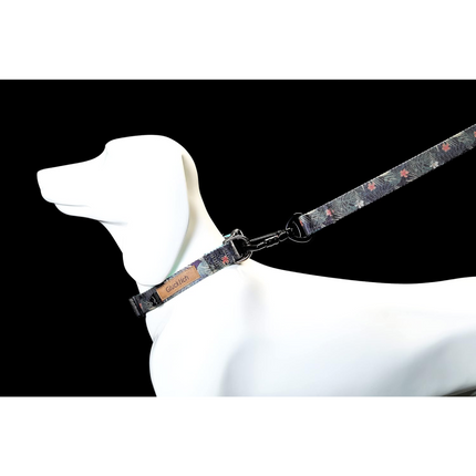Glucklich Heavy Duty Printed Leash for Dogs (Green Forest)