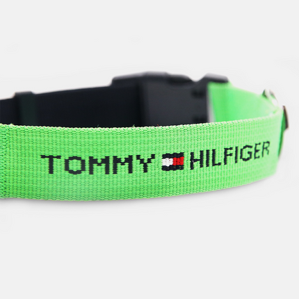 Tommy Hilfiger Webbing Collar for Dogs (Lime)