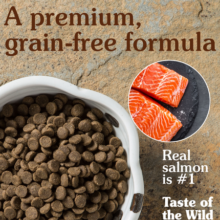 Taste of the Wild Pacific Stream Smoked Salmon Adult Dog Dry Food | Grain Free Formula