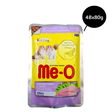 Me O Chicken Chunks in Gravy kitten Wet Food