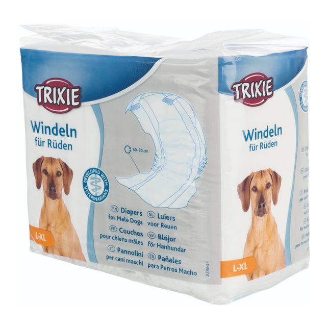 Trixie Disposible Diapers for Male Dogs (60x80cm)