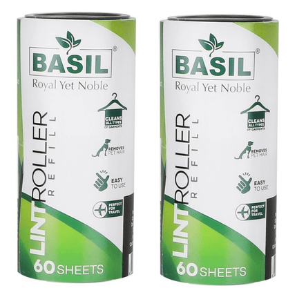 Basil Lint Roller Refill (60 Sheets)