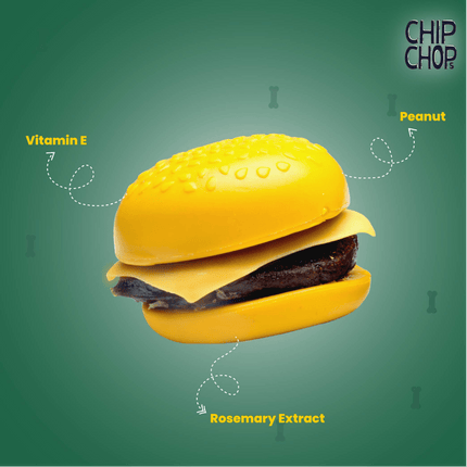 Chip Chops Chicken Burger Gourmet Dog Treats (Limited Shelf Life)