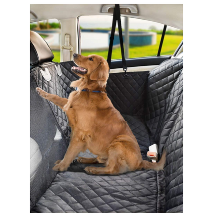 Fluffy's Kozi Pet Water Proof Hatchback Car Seat Cover for Dogs and Cats (Black)