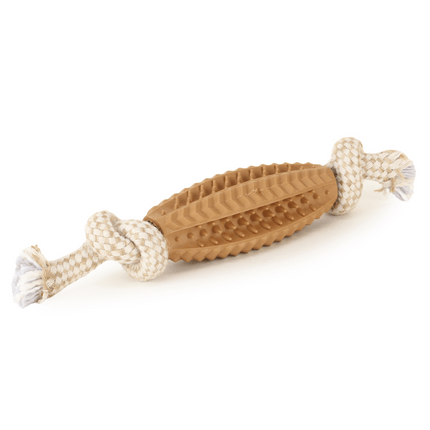 Basil Jute Rope with Spike TPR Chew Toy for Dogs | For Medium Chewers