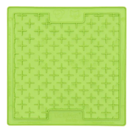 LickiMats Classic Buddy Slow Feeder for Dogs and Cats (Green)