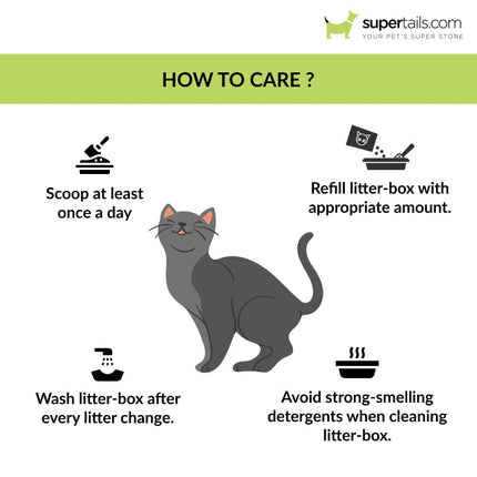 Trixie Vico Cat Litter Tray with Hood for Cats (Dark Grey)