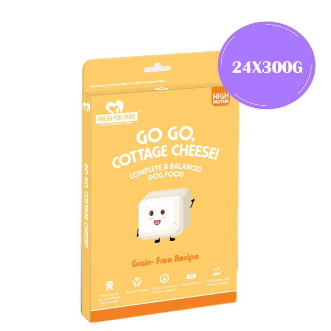 Fresh For Paws Go Go Cottage Cheese Dog Wet Food (100g)