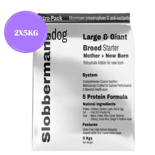 Slobberman dog Gluten Free High Protein Large and Giant Breed Starter Dog Dry Food