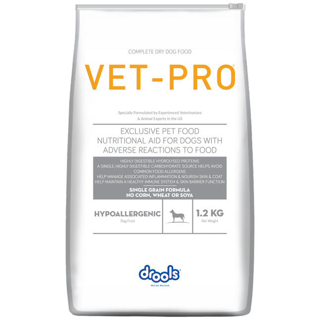 Drools VET PRO Hypoallergenic Adult Dog Dry Food