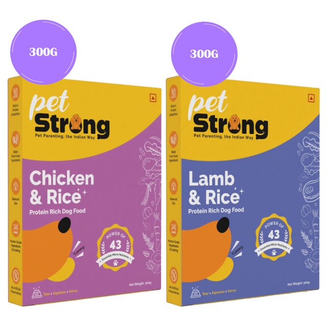 PetStrong Chicken and Rice & Lamb and Rice Fresh Food for Dogs Combo