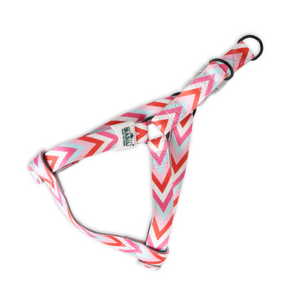 Basil Printed Adjustable Harness for Dogs (Pink)