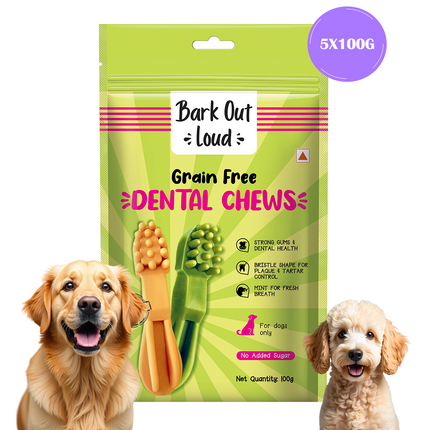 Bark Out Loud by Vivaldis Gluten Free Chicken Dental Sticks Dog Treats