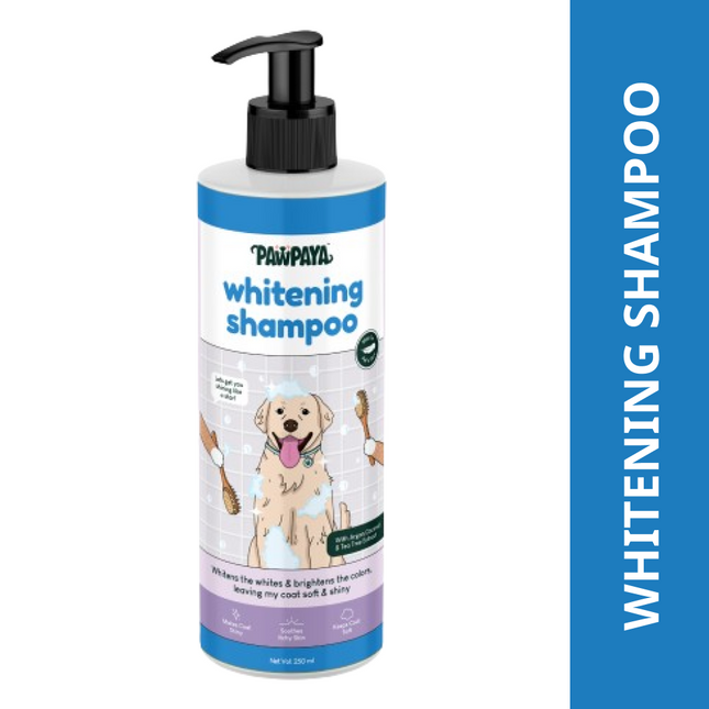 Pawpaya Whitening Coat Shampoo for Dogs