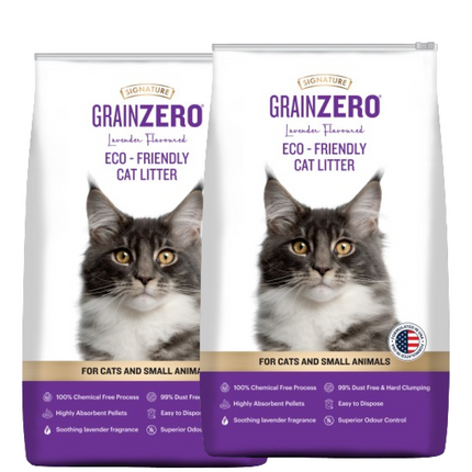 Signature Grain Zero Lavender Scented Cat Litter