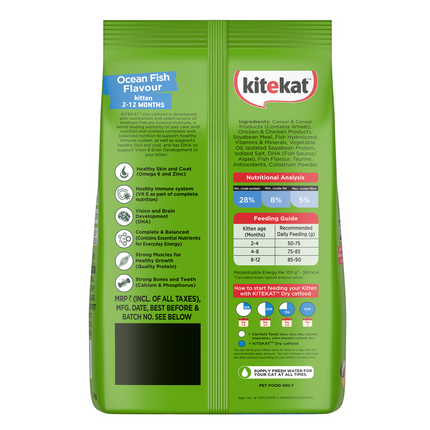 Kitekat Ocean Fish Kitten Dry Food (Limited Shelf Life)