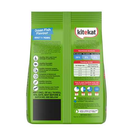 Kitekat Ocean Fish Adult Cat Dry Food