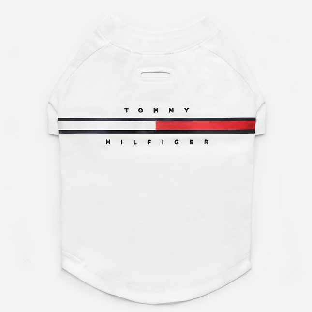 Tommy Hilfiger Heritage Tino Tshirt for Dogs (Optic White)