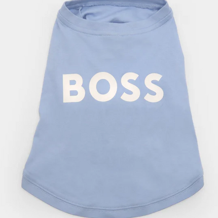 Boss Graphic Tshirt for Dogs (Bel Air Blue)