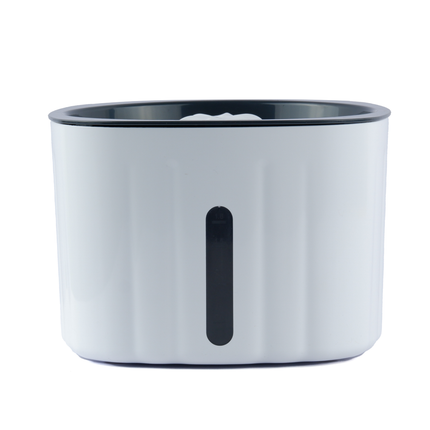 Trixie Water Drinking Fountain Flower for Dogs and Cats (White and Grey)
