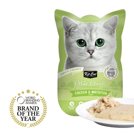 Kit Cat Chicken and Whitefish in Aspic Cat Wet Food