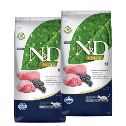 Farmina N&D Prime Lamb & Blueberry Grain Free Adult Cat Dry Food