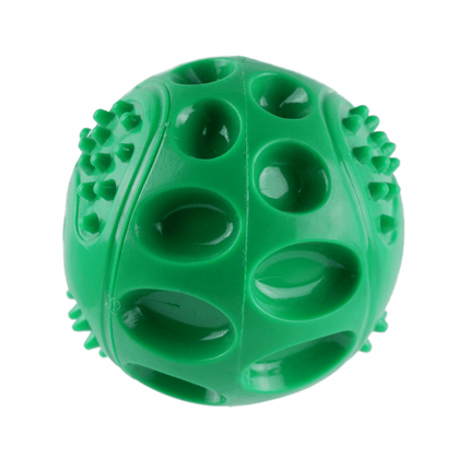 Goofy Tails Hard Squeaky Rubber Ball Toy and Dogsee Veda Shed Control Coconut Oil Shampoo for Dogs Combo