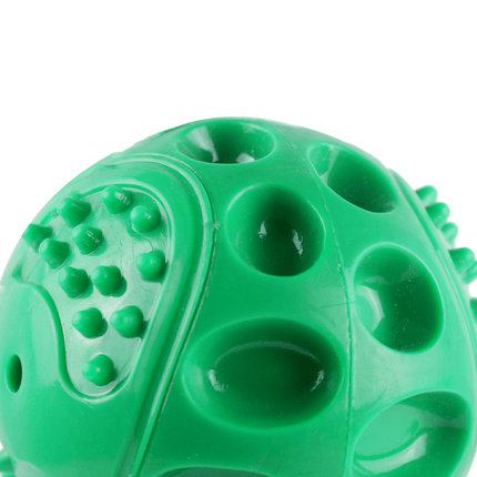 Goofy Tails Hard Squeaky Rubber Ball Toy and Dogsee Veda Shed Control Coconut Oil Shampoo for Dogs Combo