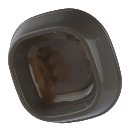 M Pets Plastic Single Bowl for Cats (Grey)