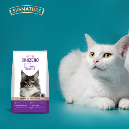 Signature Grain Zero Lavender Scented Cat Litter