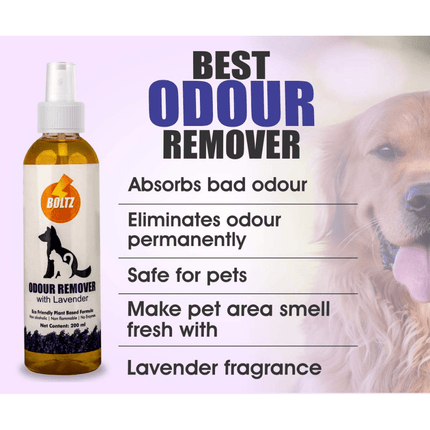 Boltz Odour and Urine Smell Remover with Lavender for Dogs and Cats