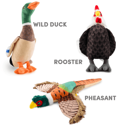 Fofos Plush Wild Duck Toy for Dogs